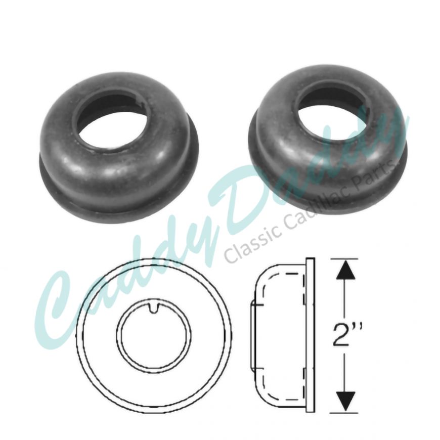 1939 1940 1941 Cadillac (See Details) Clutch And Brake Shank Grommets 1 Pair REPRODUCTION Free Shipping In The USA