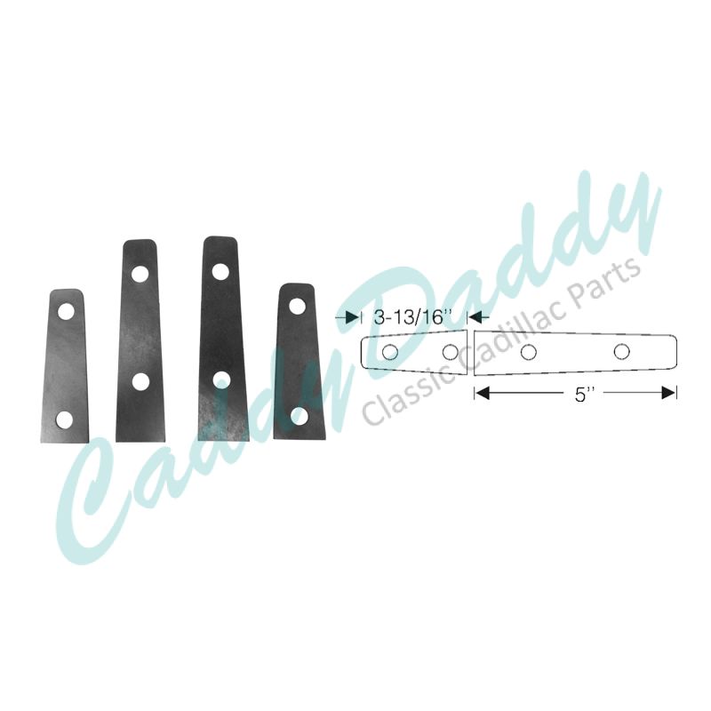 1940 1941 Cadillac (See Details) Trunk Hinge Rubber Mounting Pad Set (4 Pieces) REPRODUCTION Free Shipping In The USA