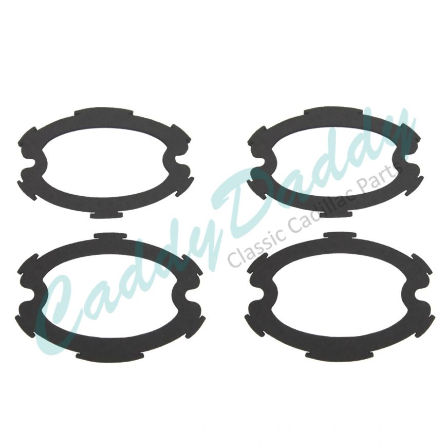 1959 Cadillac Parking Fog Light Gaskets Set (4 Pieces) REPRODUCTION Free Shipping In The USA