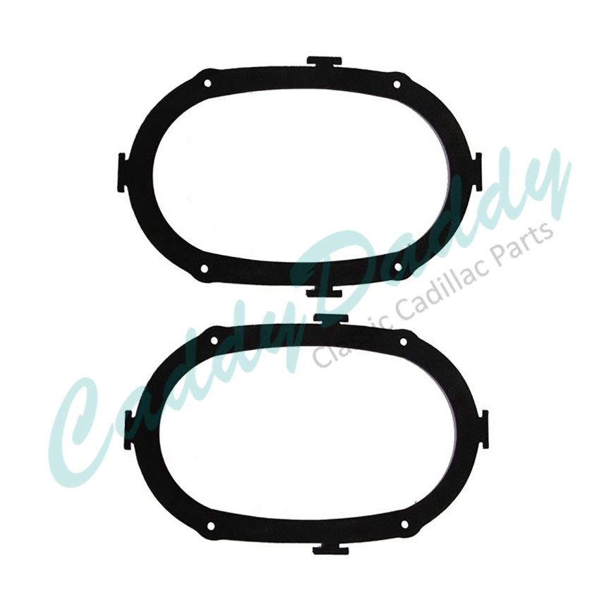 1959 Cadillac Inner Fog Lamp Lens Gaskets 1 Pair REPRODUCTION Free Shipping In The USA