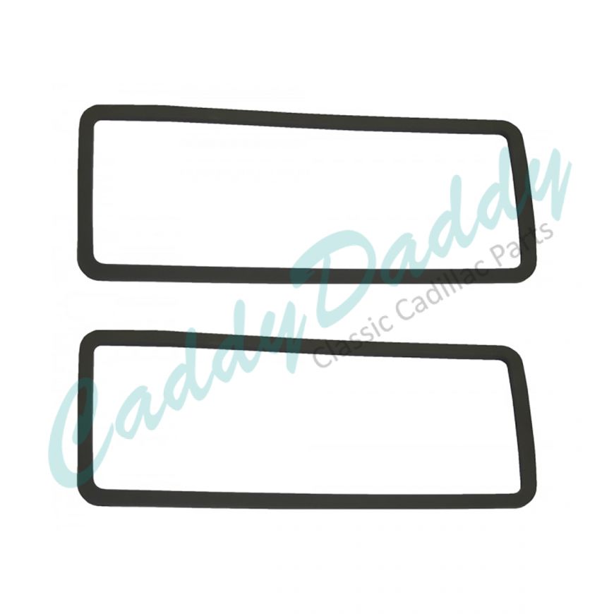 1969 1970 Cadillac (EXCEPT Eldorado) Cornering Lamp Lens To Housing Gaskets 1 Pair REPRODUCTION Free Shipping In The USA