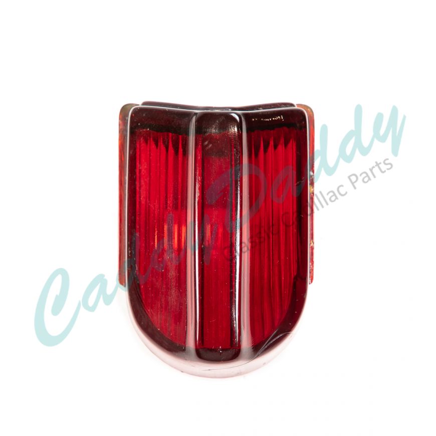 1942 1946 1947 Cadillac (EXCEPT Series 75 Limousine) Glass Lower Tail Light Lens B-Quality USED Free Shipping In The USA