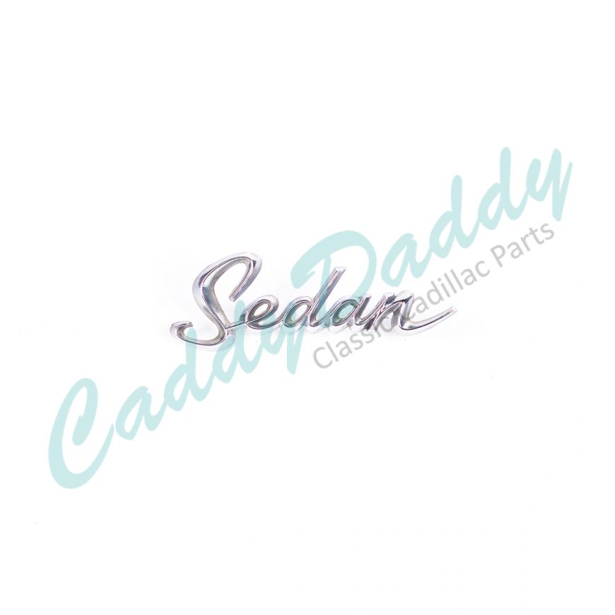 1963 1964 Cadillac Deville Sedan Rear Quarter Script Best Quality USED Free Shipping In The USA