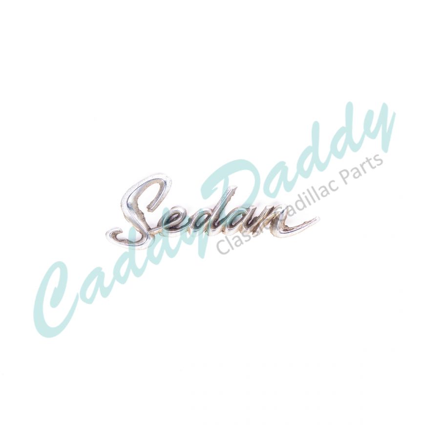 1963 1964 Cadillac Series 62 Sedan Rear Quarter Panel Script B-Quality USED Free Shipping In The USA