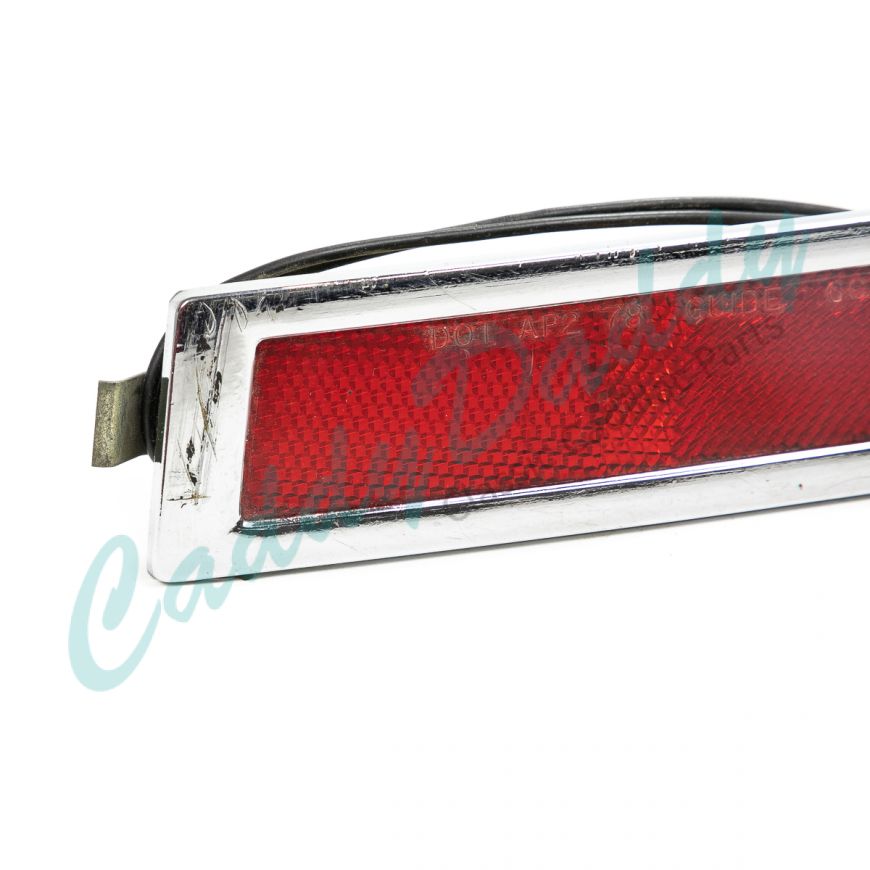 1978 1979 Cadillac (EXCEPT Eldorado And Seville) Left Driver Side Tail Light Side Marker Assembly USED Free Shipping In The USA