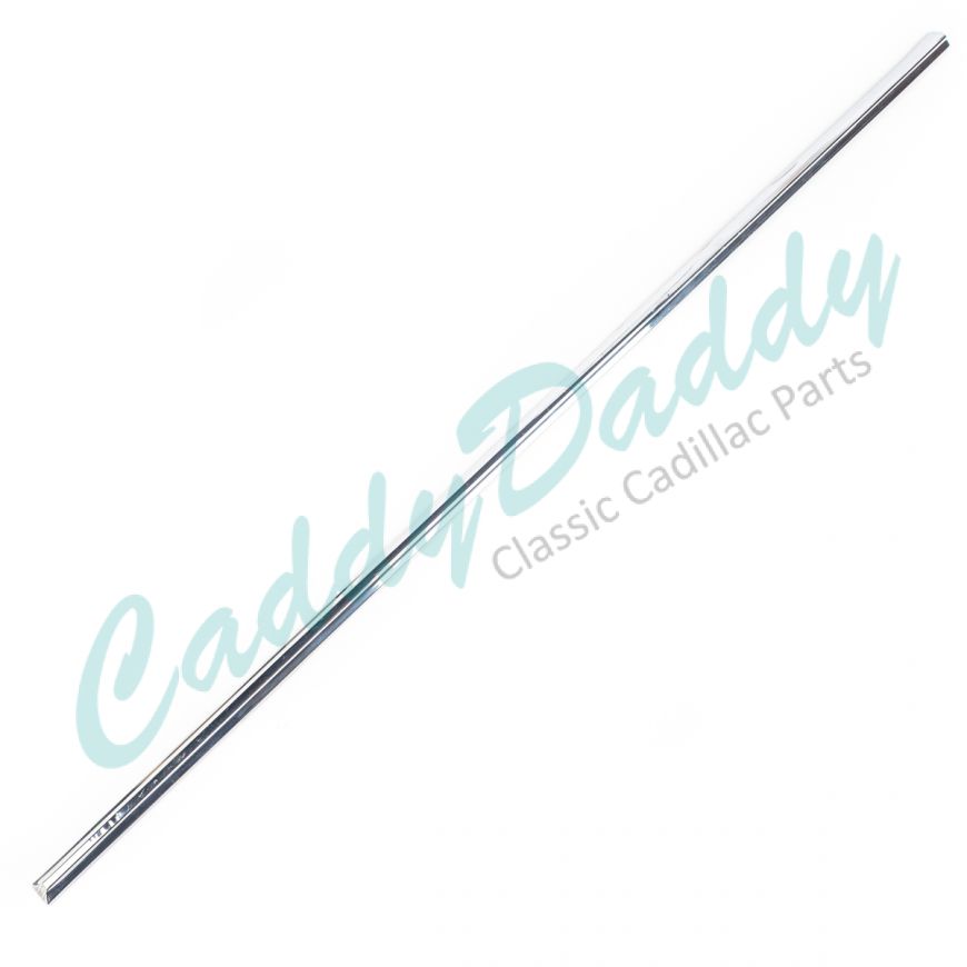 1963 1964 Cadillac (EXCEPT Series 75 Limousine) 4-Door Sedan Rear Door Stainless Steel Trim Molding USED Free Shipping In The USA