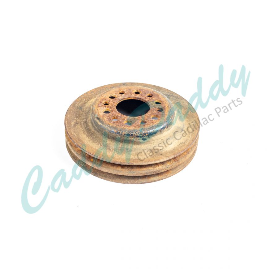 1958 1959 1960 1961 1962 Cadillac (WITHOUT Air Conditioning) Double Groove Harmonic Balancer Pulley USED Free Shipping In The USA
