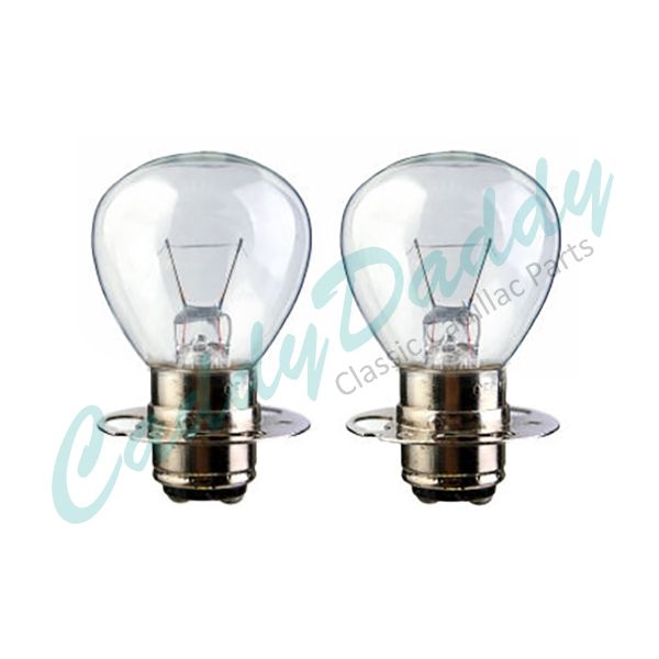 1961 1962 Cadillac 12-Volt Fog Light Bulbs 1 Pair REPRODUCTION Free Shipping In The USA