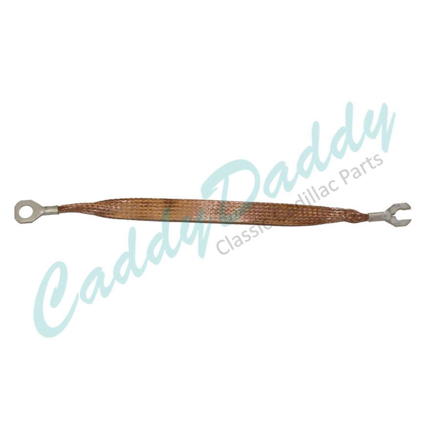 1949 1950 1951 1952 1953 1954 1955 1956 Cadillac Right Passenger Side Valve Cover to Firewall Engine Ground Strap REPRODUCTION Free Shipping In The USA