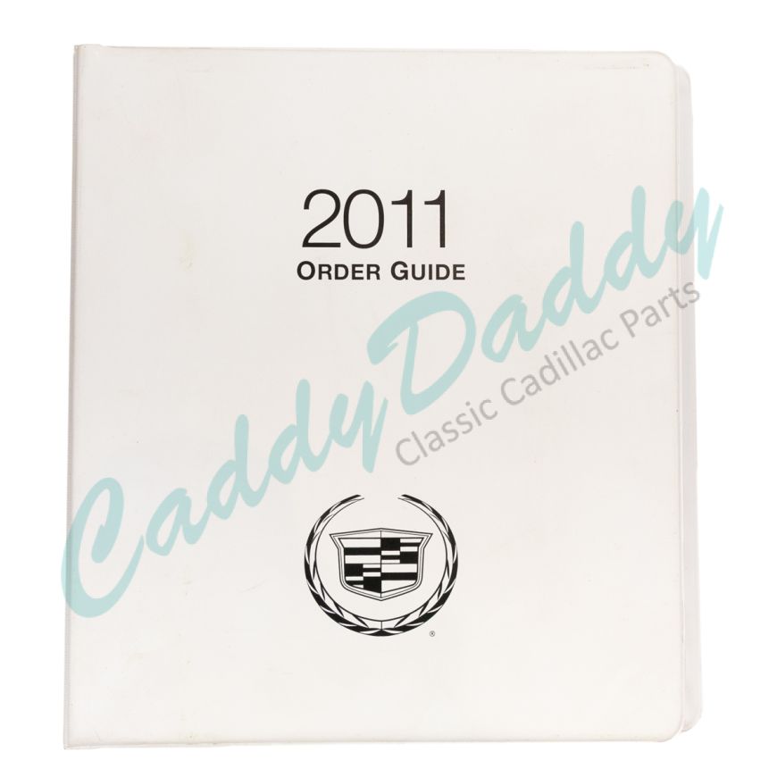 2011 Cadillac Order Guide USED Free Shipping In The USA