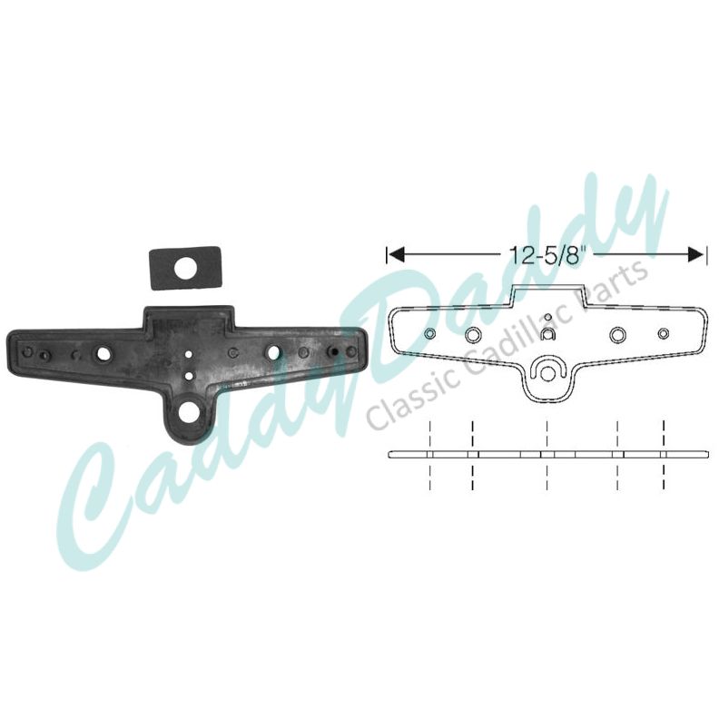 1941 Cadillac Series 60 Special License Light Rubber Mounting Pad Set (2 Pieces) REPRODUCTION Free Shipping In The USA