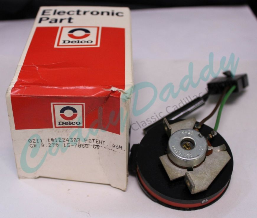 1978 1979 1980 1982 1983 1984 Cadillac (See Details) Air Conditioning Rheostat Wheel NOS Free Shipping In The USA