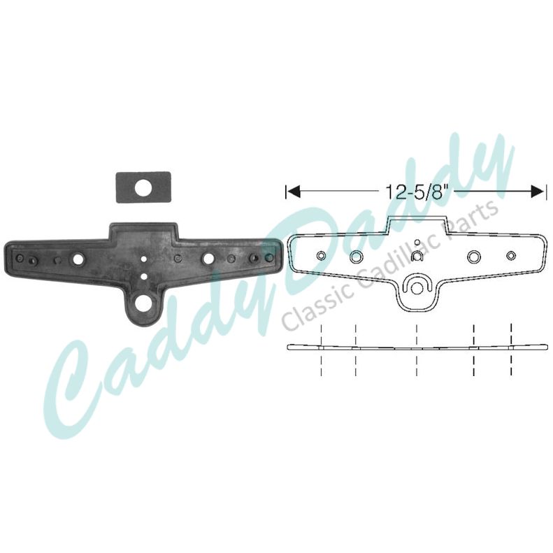 1941 1942 Cadillac Series 61 2-Door Coupe License Light Rubber Mounting Pad Set (2 Pieces) REPRODUCTION Free Shipping In The USA