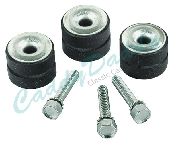 1959 1960 1961 1962 1963 1964 1965 1966 1967 1968 1969 1970 Cadillac Wiper Motor Screw and Grommet Set (3 Pieces) REPRODUCTION