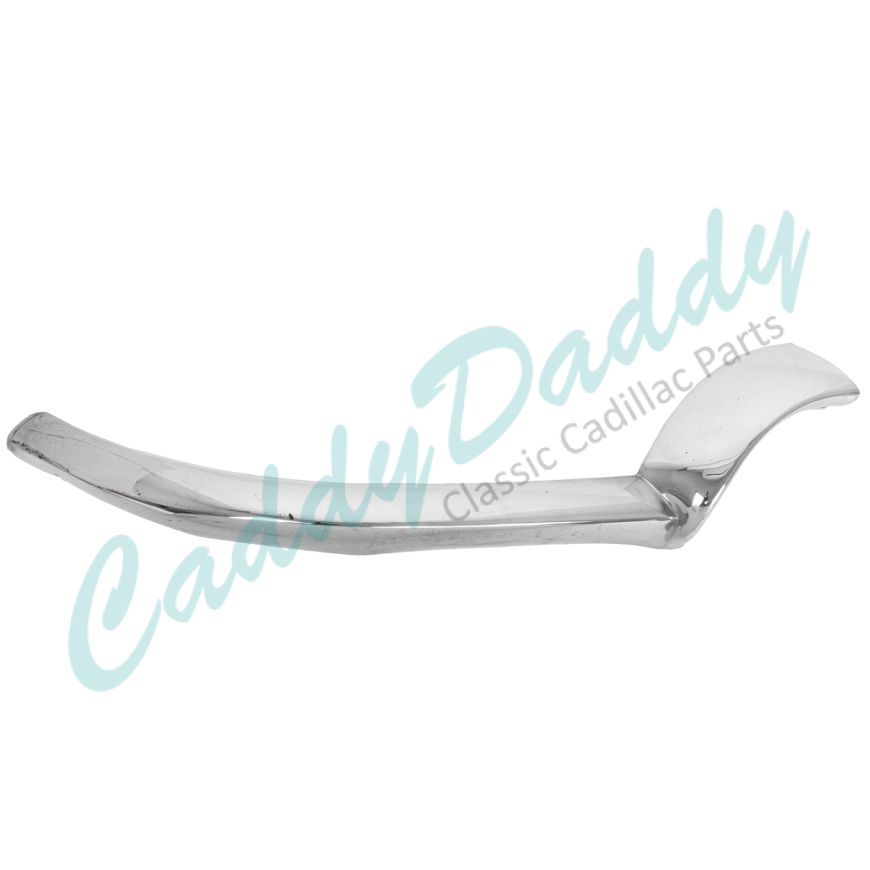 1956 Cadillac (EXCEPT Commercial Chassis And Series 75 Limousine) Right Passenger Side Hood Extension Molding USED Free Shipping In The USA 