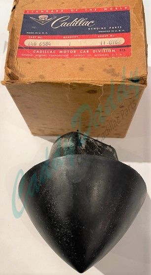 1957 Cadillac (EXCEPT Eldorado Brougham) Front bumper Guard Rubber Cap NOS Free Shipping In The USA