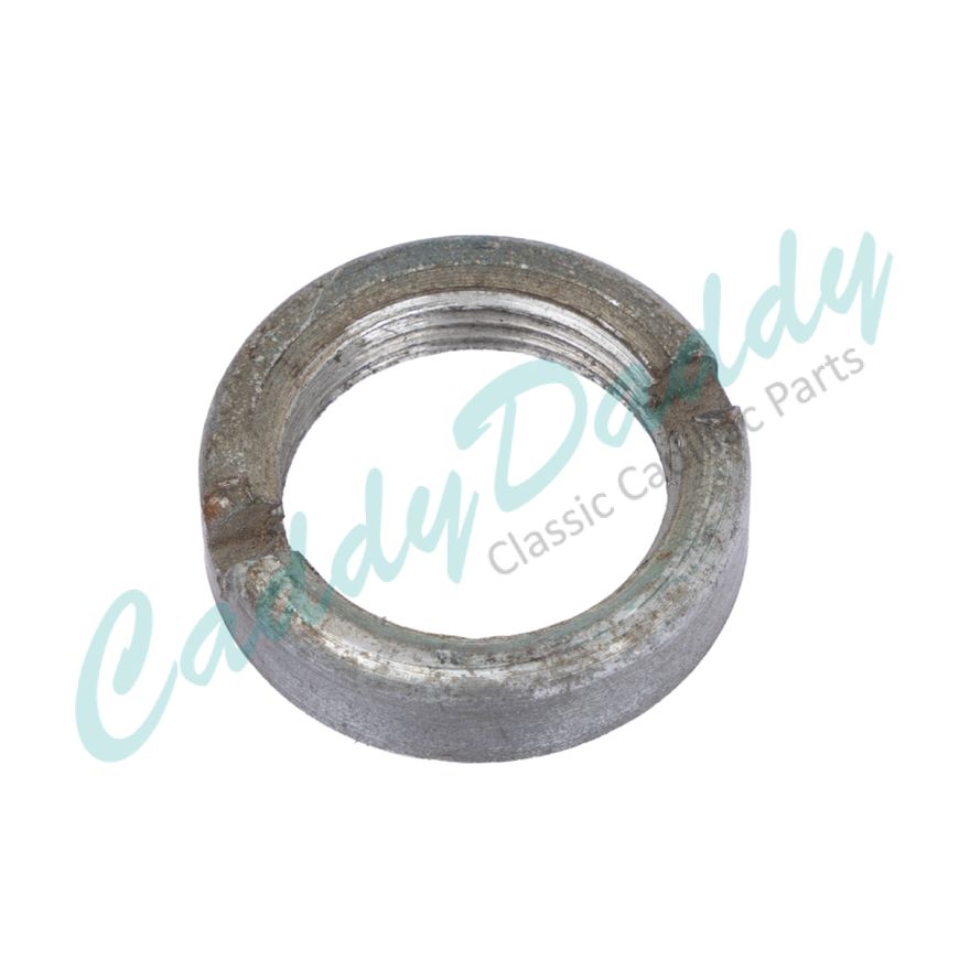 1957 1958 Cadillac Windshield Wiper Transmission To Reveal Molding Inner Slotted Chrome Nut (Larger Size) USED Free Shipping In The USA