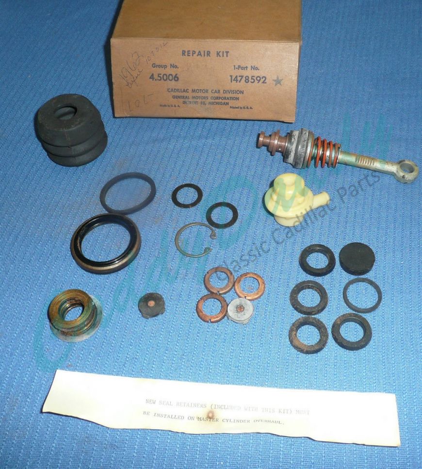 1962 Cadillac (Before Engine No. 107312) Bendix Booster Repair Kit NOS Free Shipping In The USA