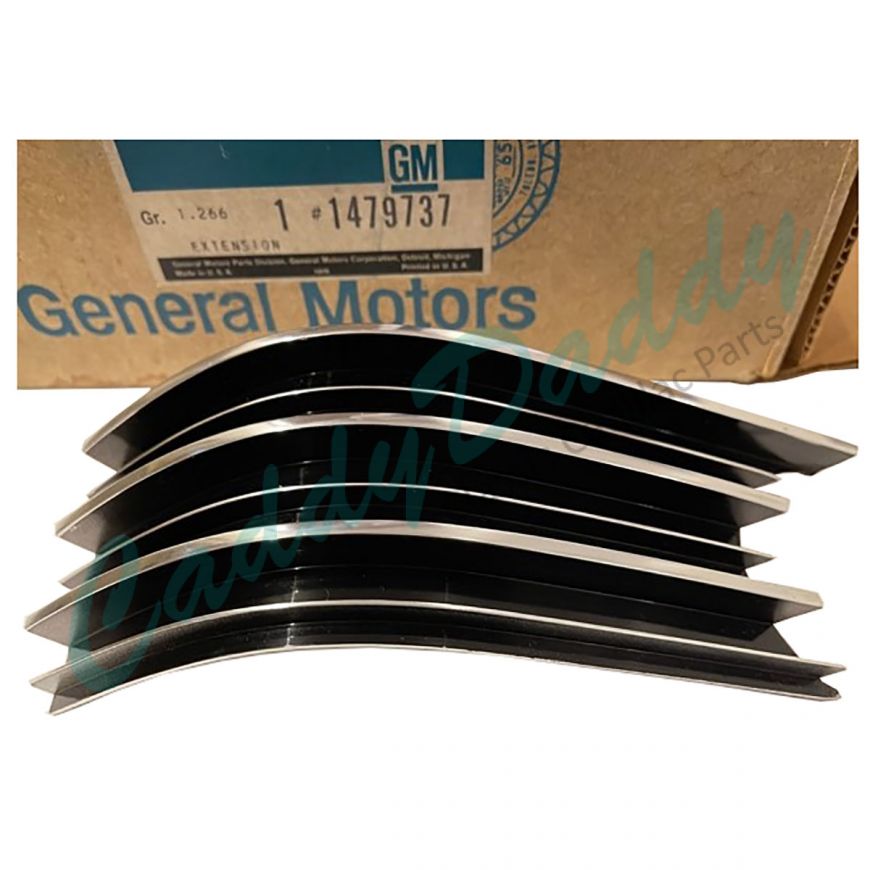 1963 Cadillac Right Passenger Side Inner Grille Extension NOS Free Shipping In The USA