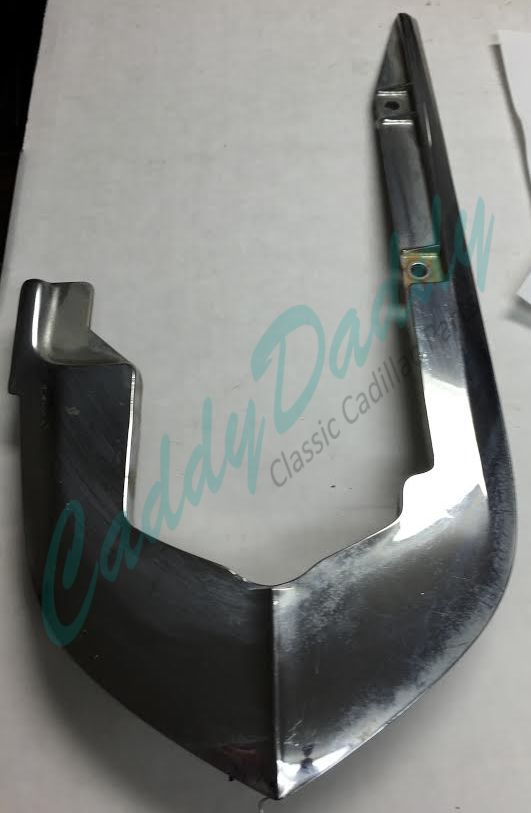 1968 Cadillac (Except FWD Eldorado) Upper Front Bumper Rap Around Pot Metal Trim Left (Drivers) Side USED Free Shipping In The USA