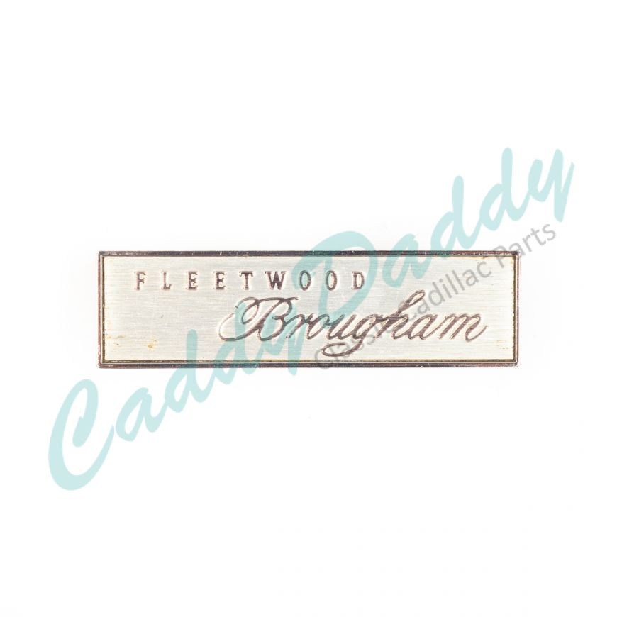 1967 1970 Cadillac Fleetwood Brougham Dash Panel Emblem USED Free Shipping In The USA