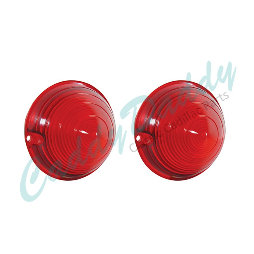 1958 Cadillac (EXCEPT Eldorado) Tail Light Lens 1 Pair REPRODUCTION Free Shipping In The USA