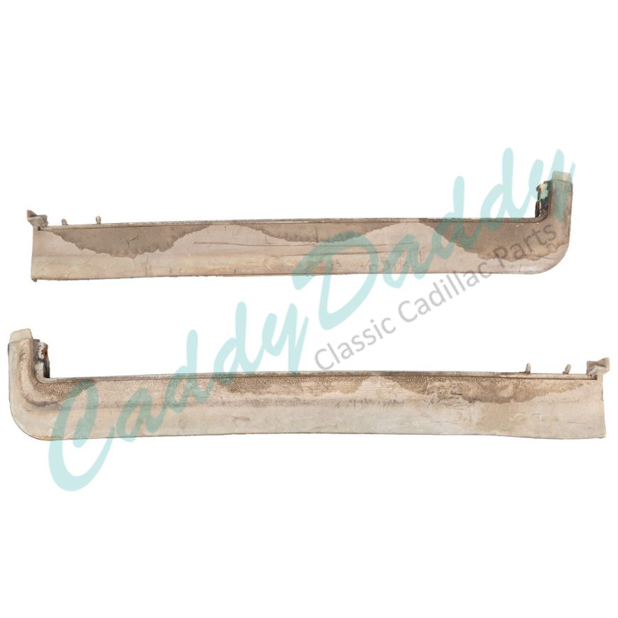 1972 Cadillac (EXCEPT Eldorado) Front Fender to Bumper Filler (1 Pair) USED Free Shipping In The USA