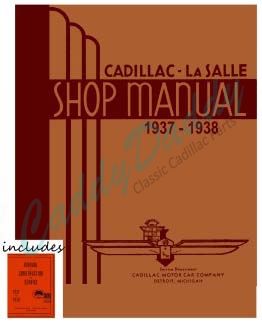 1937 1938 Cadillac All Models Service Manuals CD REPRODUCTION Free Shipping In The USA