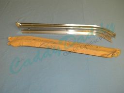 1961 Cadillac Series 62 & DeVille 4-Window Sedan Drip Rail - Right-Side Rear NOS Free Shipping In The USA