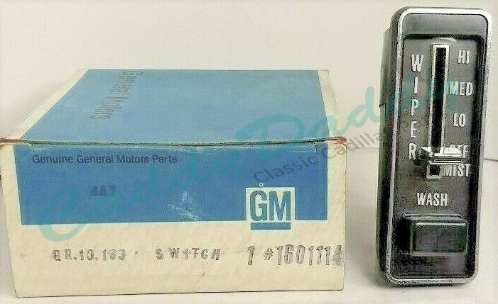 1973 Cadillac Wiper Switch NOS Free Shipping In The USA