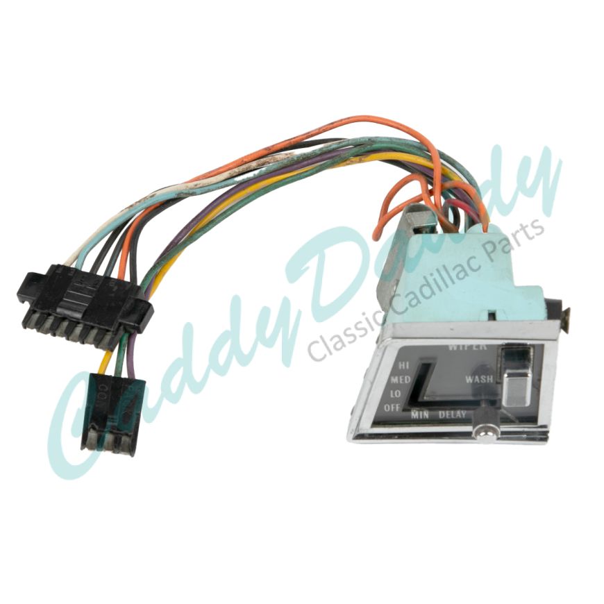 1974 Cadillac (See Details) Wiper Control Switch WITH Delay REFURBISHED Free Shipping In The USA