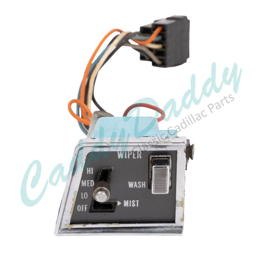1975 1976 1977 1978 Cadillac WITHOUT Delay Wiper Switch REFURBISHED Free Shipping In The USA