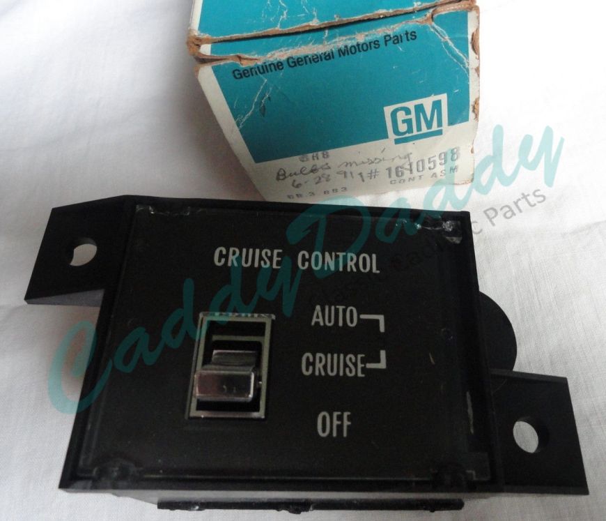 1977 1978 1979 Cadillac Fleetwood Cruise Control Switch NOS Free Shipping In The USA