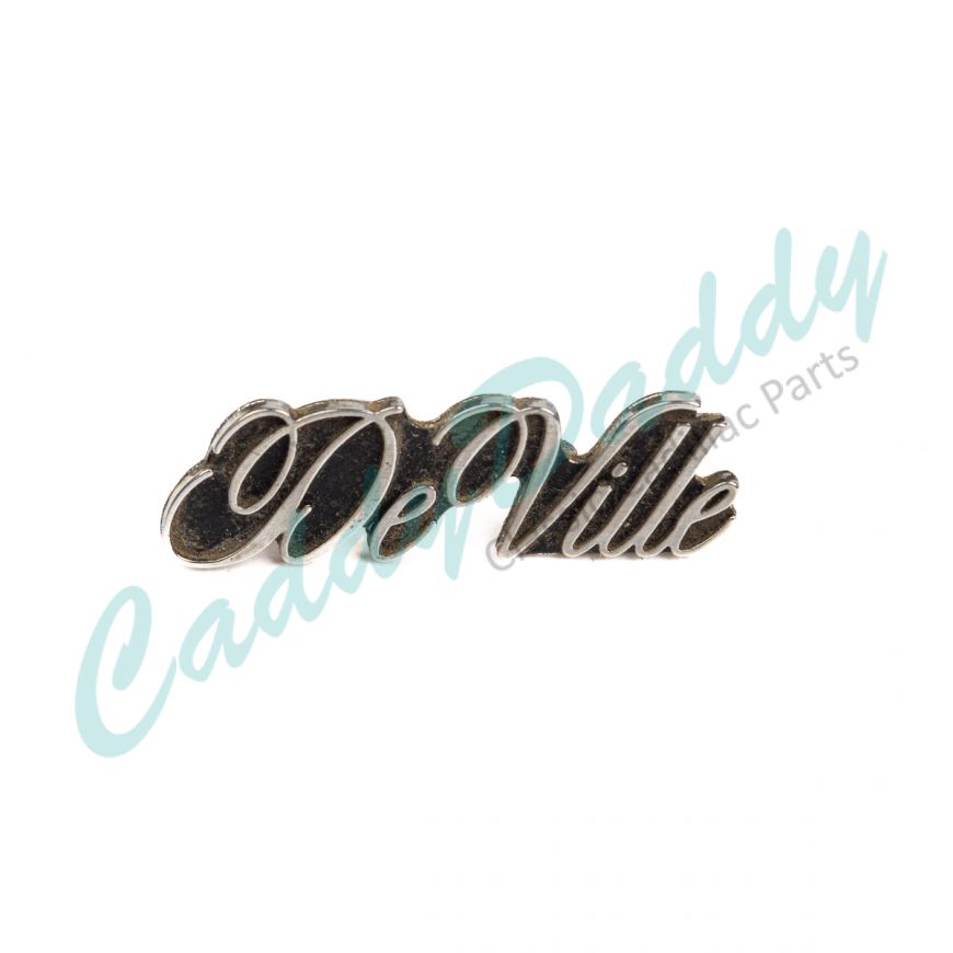 1977 1978 1979 1980 Cadillac Deville Dash Panel Script Emblem USED Free Shipping In The USA