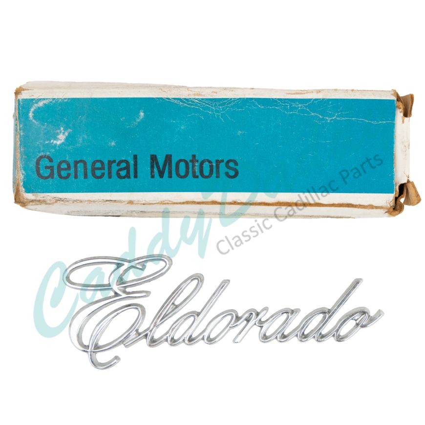 1979 1980 Cadillac Eldorado Front Fender Script NOS Free Shipping In The USA