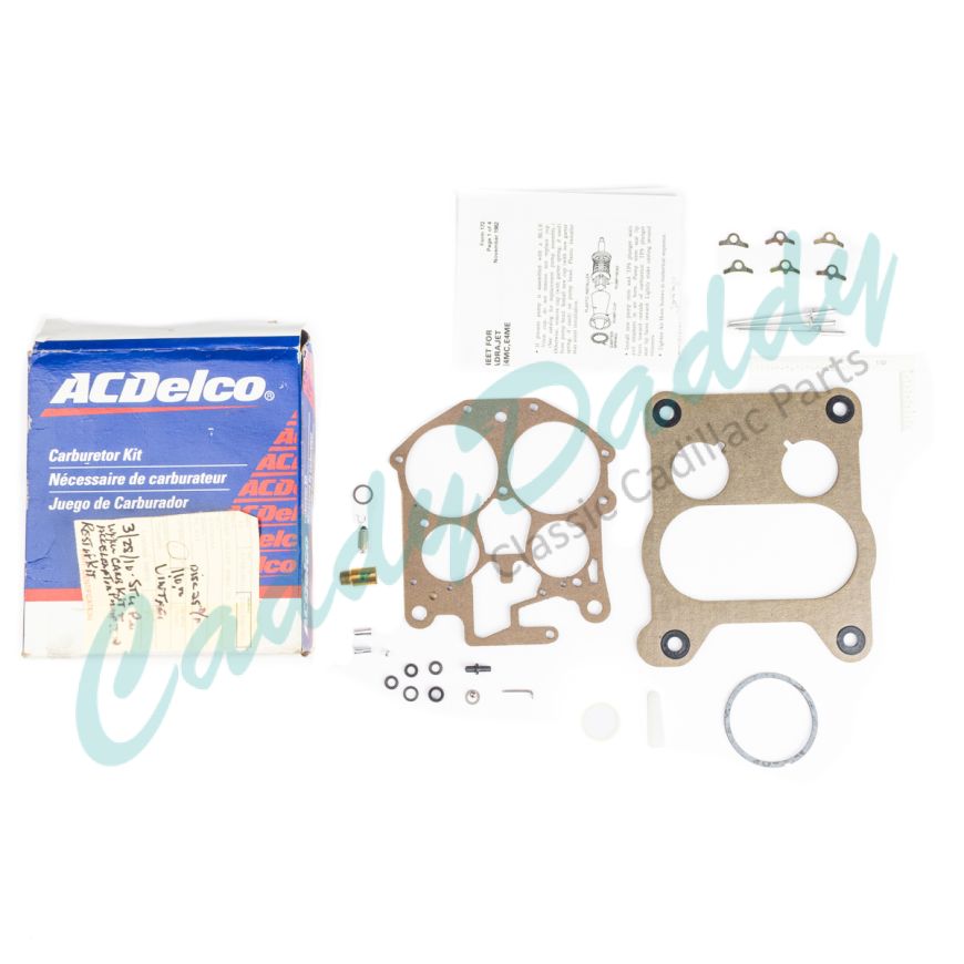 1986 1987 1988 1989 1990 Cadillac (See Details) Quadrjet Carburetor Rebuild Kit NOS Free Shipping In The USA