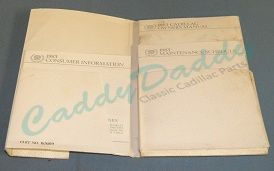 1983 Cadillac Owners Manual SET - Original USED Free Shipping In The USA