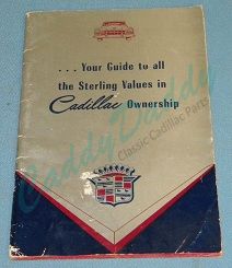 1950 Cadillac Owner's Manual - Original  USED Free Shipping In The USA

