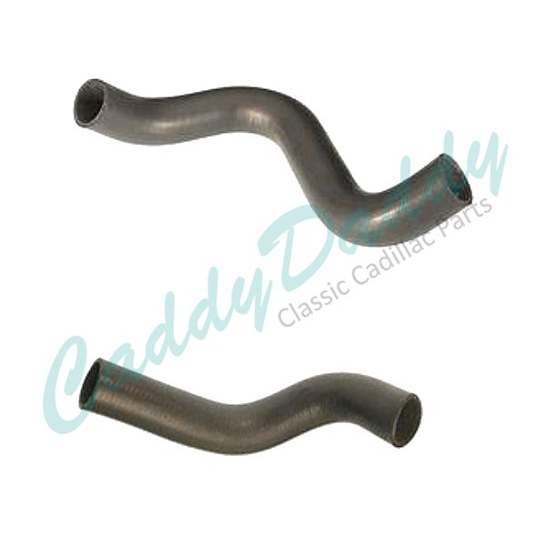 1961 1962 Cadillac Molded Upper and Lower Radiator Hose Set (2 Pieces) REPRODUCTION Free Shipping in the USA