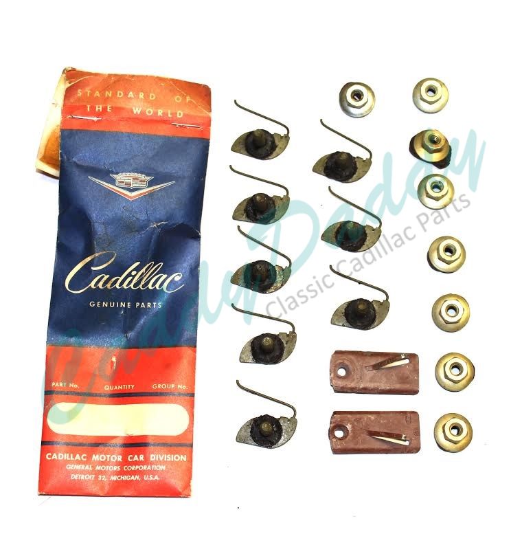 Cadillac Molding Clips Set of 18 Pieces NOS Free Shipping In The USA