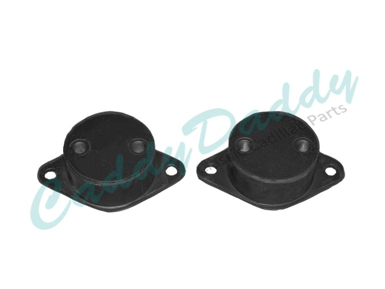 1937 1938 1939 1940 Cadillac V-8 Engine Front Motor Mounts 1 Pair REPRODUCTION Free Shipping In The USA