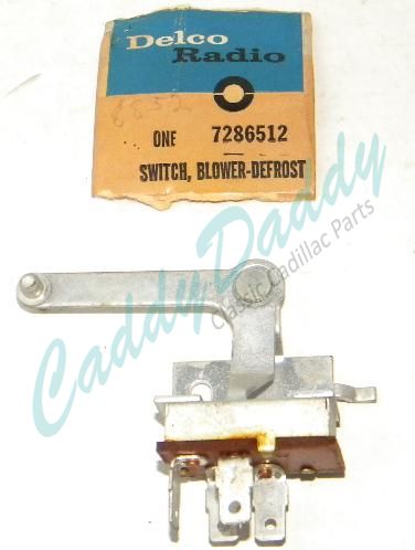1964 Cadillac Blower Defrost Switch NOS Free Shipping In The USA
