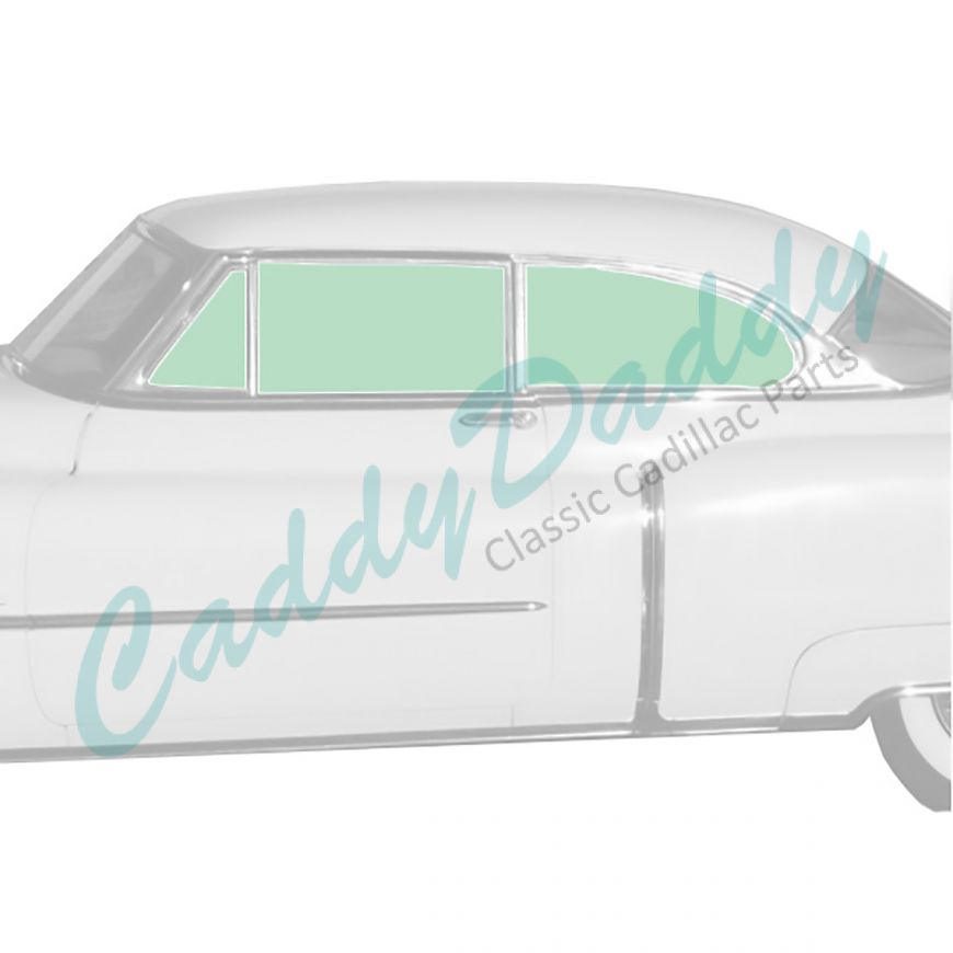 1951 Cadillac 2-Door Hardtop Coupe Glass Set (6 Pieces) REPRODUCTION Free Shipping In The USA