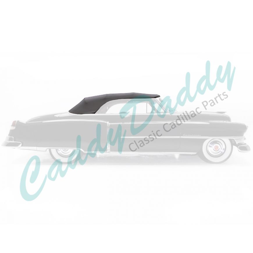 1950 1951 1952 Cadillac Convertible Stayfast Canvas Top With Plastic Curtain And Pads REPRODUCTION Free Shipping In The USA