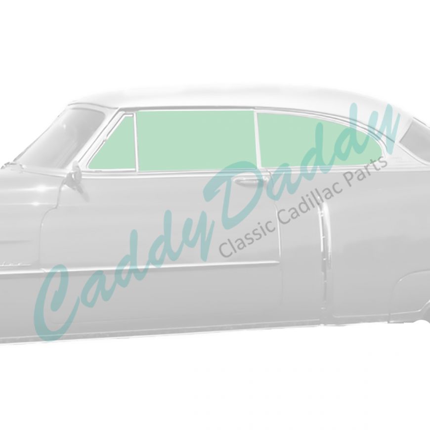 1952 1953 Cadillac 2-Door Hardtop Coupe Glass Set (6 Pieces) REPRODUCTION Free Shipping In The USA