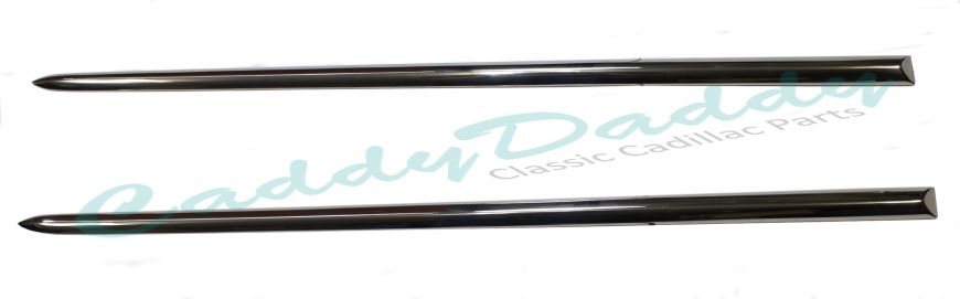 1950 1951 1952 1953 Cadillac (See Details) Exterior Front Door Trim (1 Pair) RESTORED