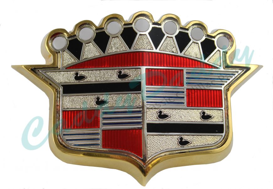 1953 Cadillac Hood Crest RESTORED/REPRODUCTION Free Shipping in the USA