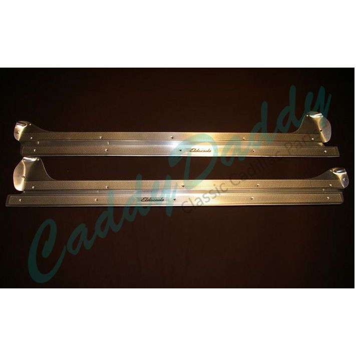 1955 1956 Cadillac Eldorado Door Sill Plates 1 Pair REPRODUCTION