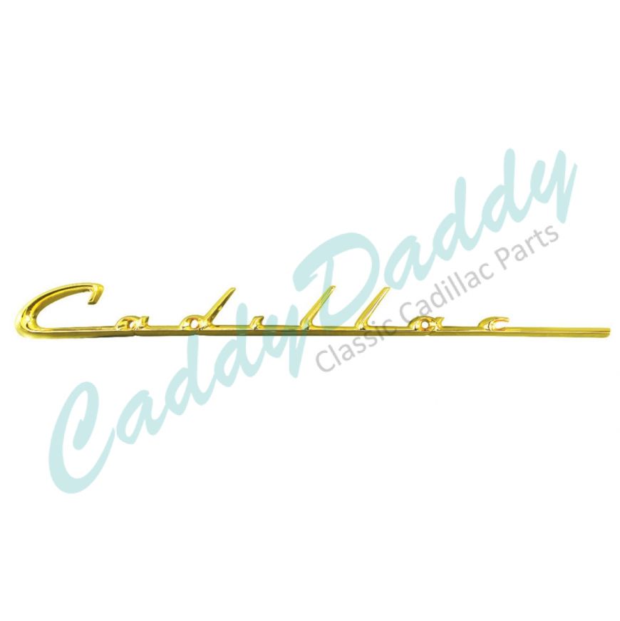 1954 1955 Cadillac Eldorado Front Fender Script REPRODUCTION Free Shipping In The USA