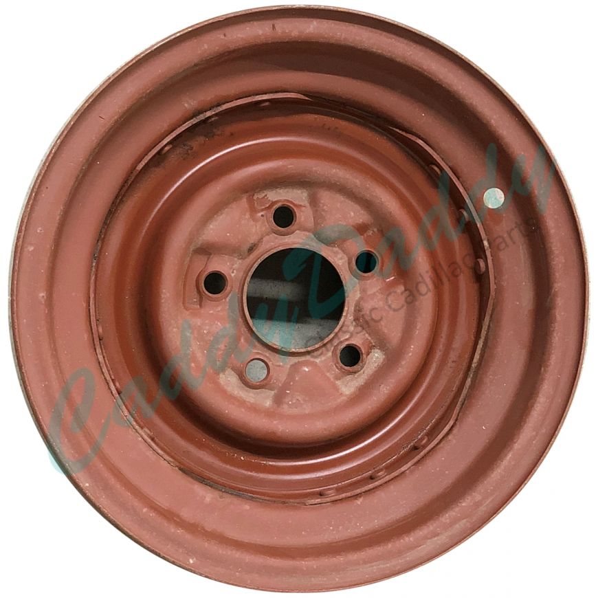 1956 Cadillac (EXCEPT Commercial Chassis and Series 75 Limousine) Steel Wheel Rim USED